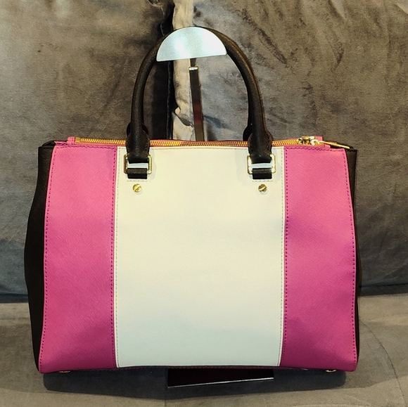 MICHAEL Michael Kors Sutton Large Center Stripe Dressy Tote - Picture 7 of 14